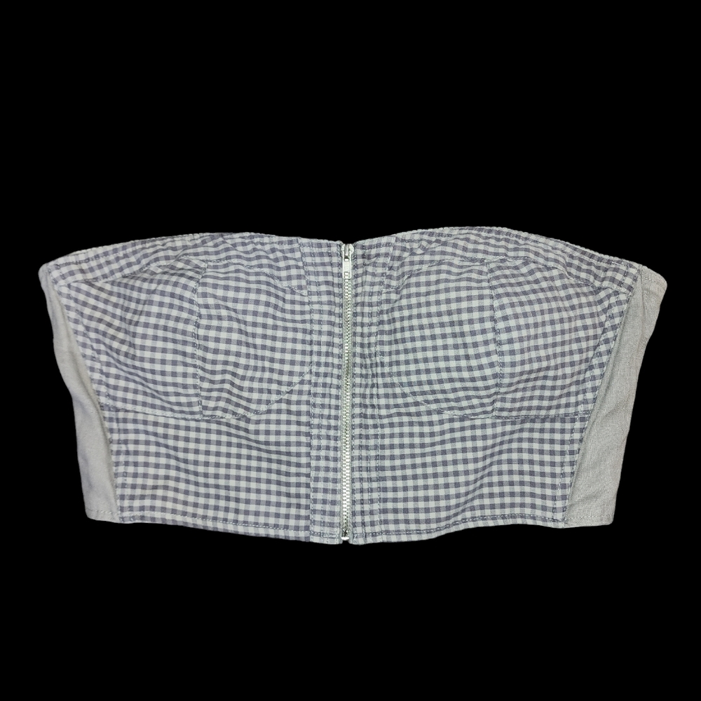 Kimchi Blue Plaid Crop Top